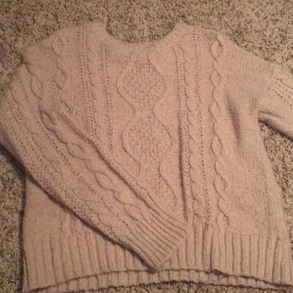 Pink sweater